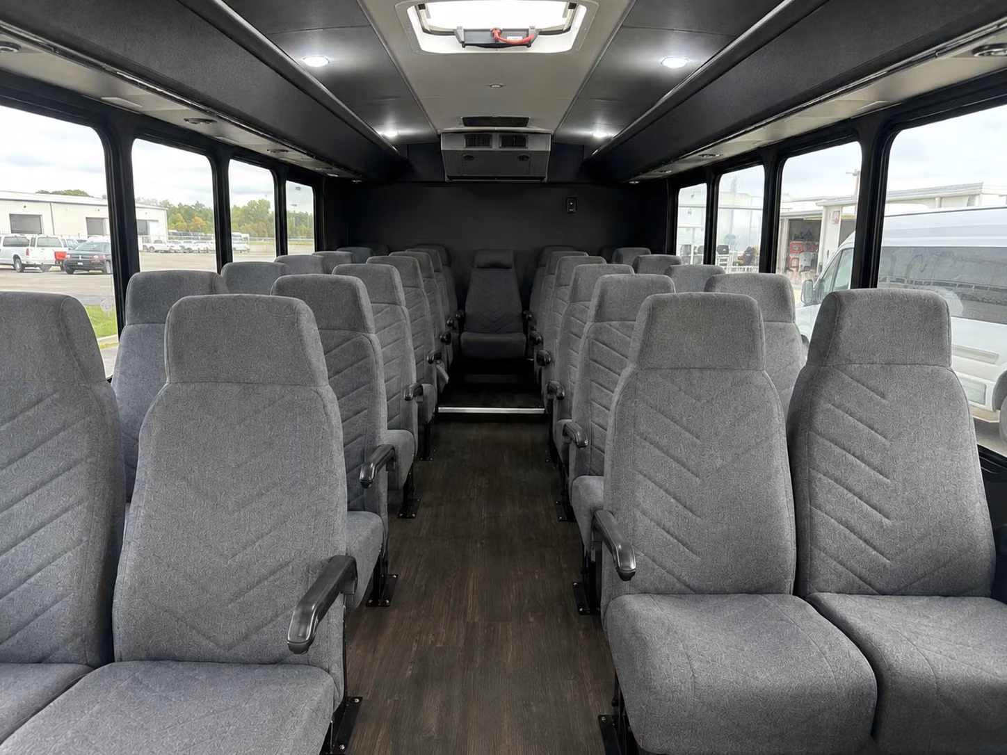 15 passenger minibus inside