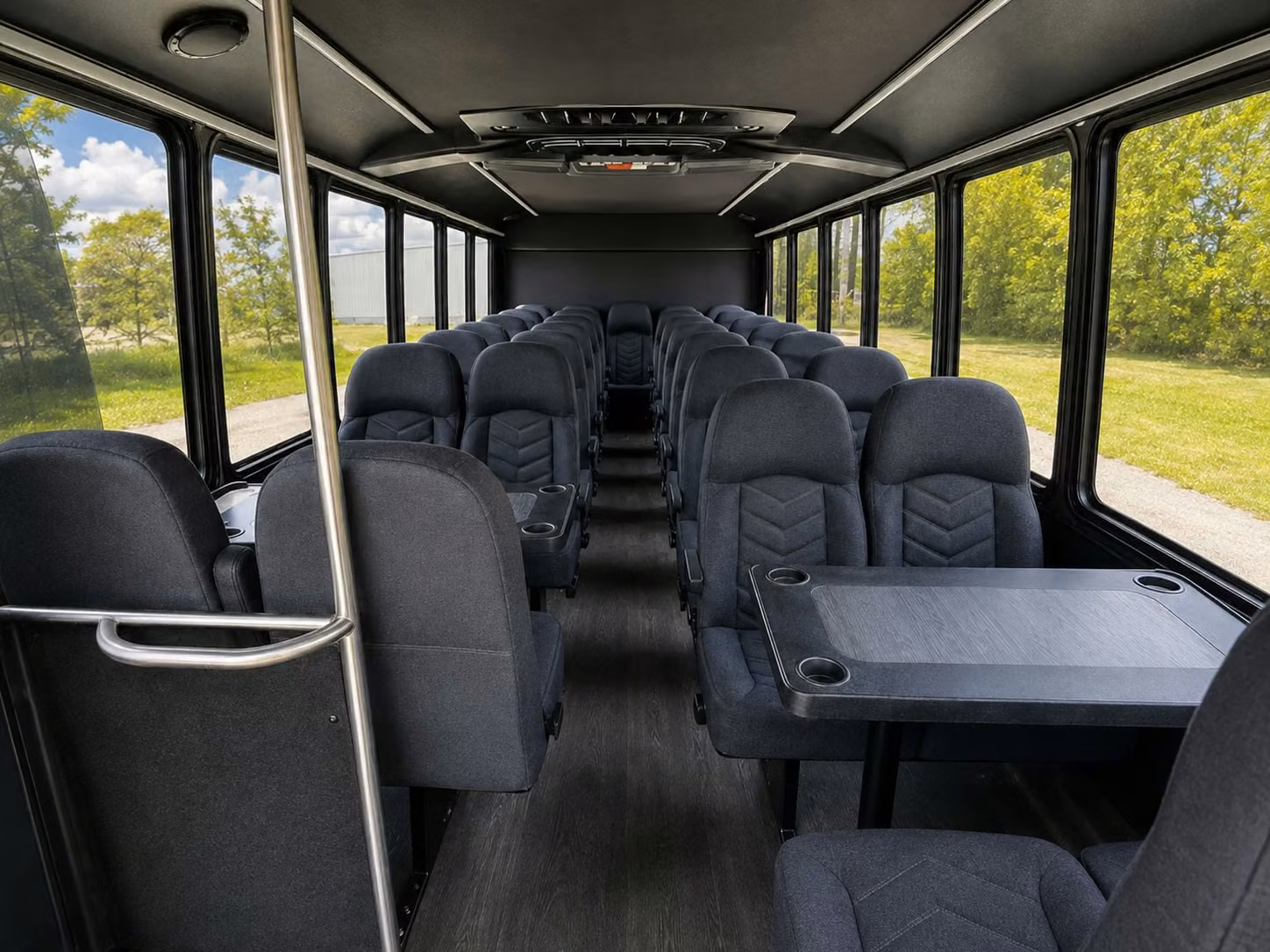 15 passenger minibus interior