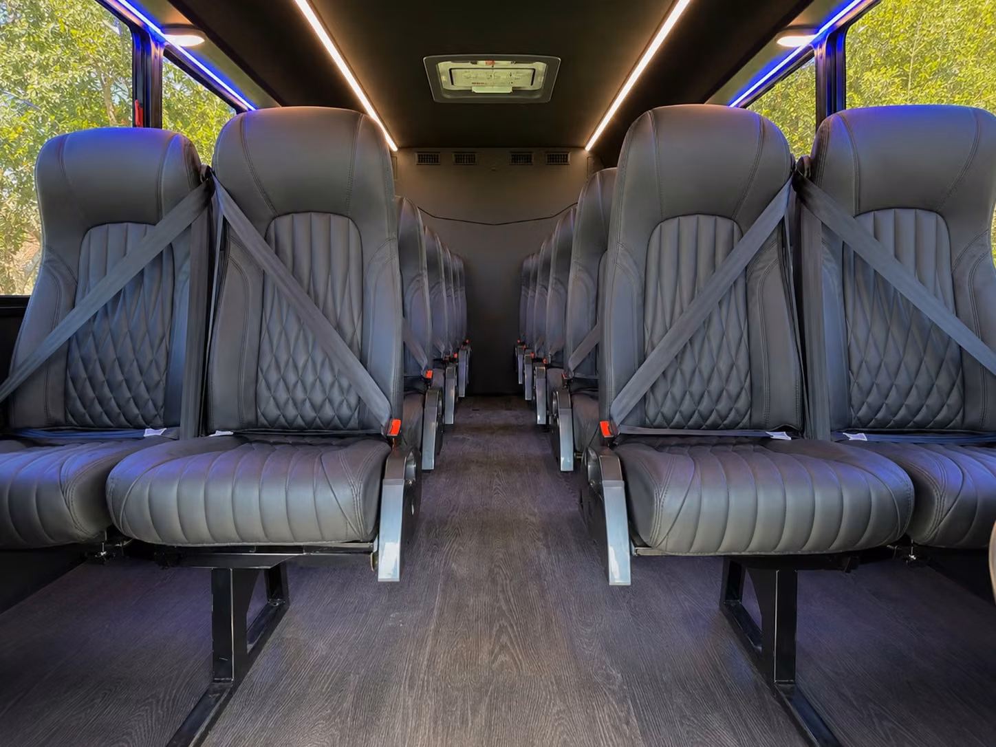 18 passenger minibus inside