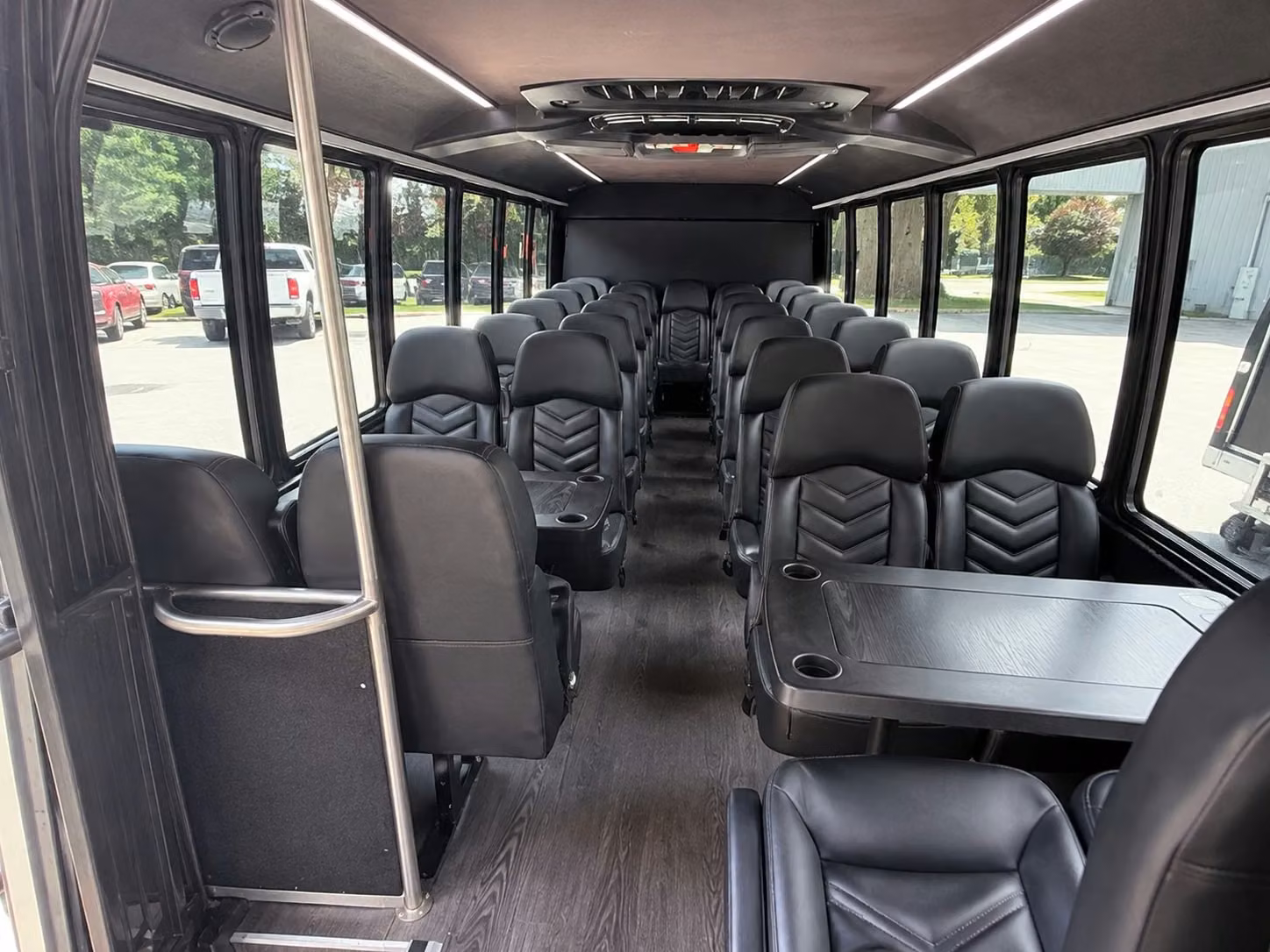 18 passenger minibus interior