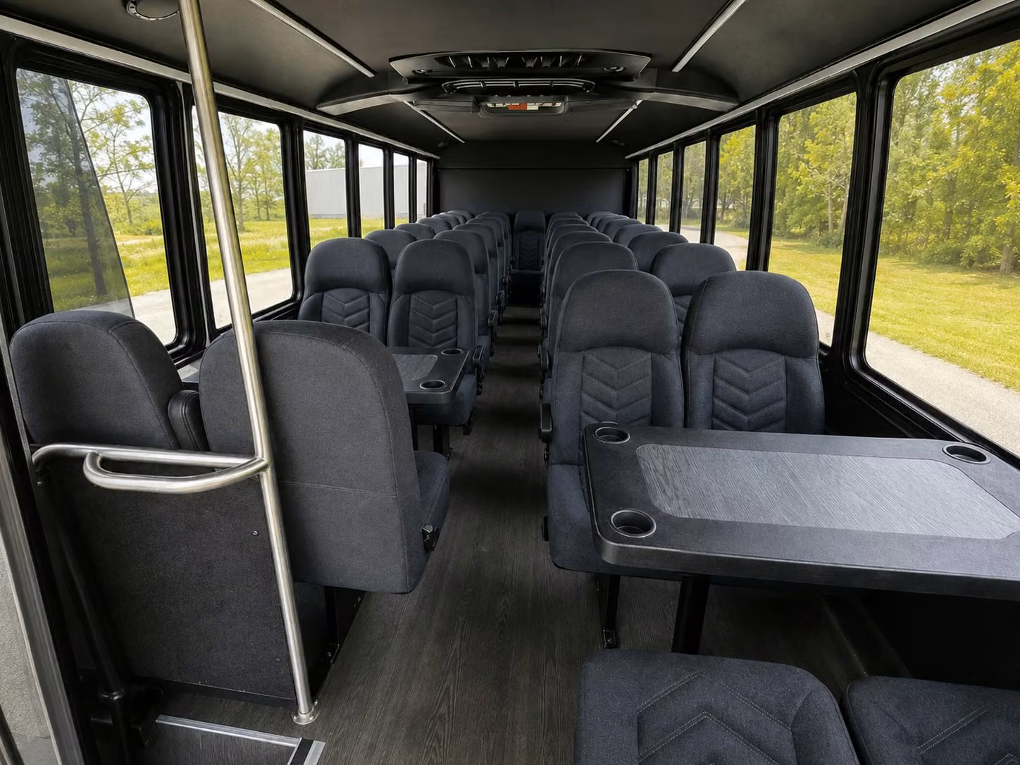 20 passenger minibus interior