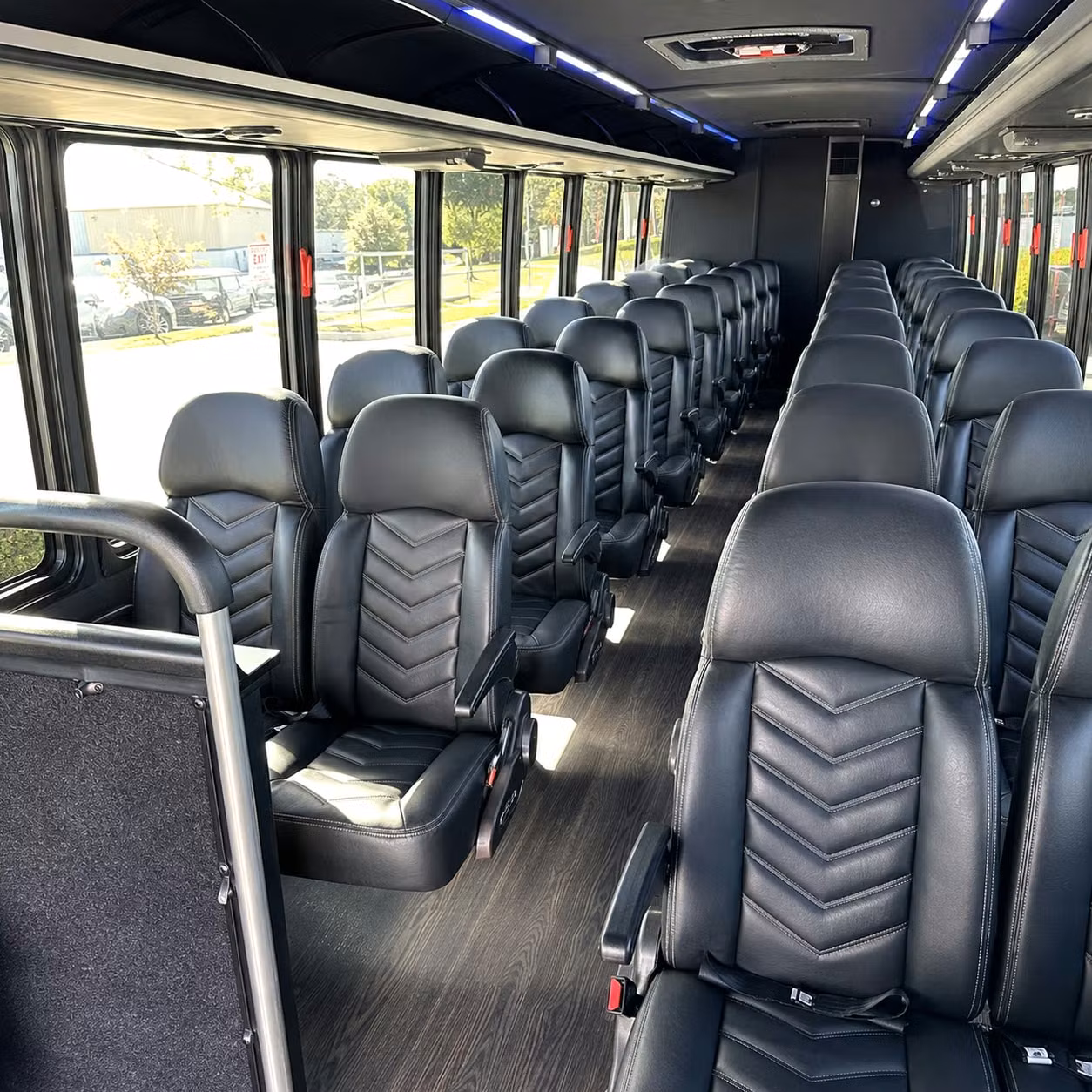 25 passenger minibus inside
