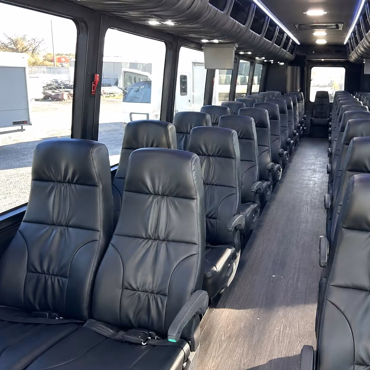 25 passenger minibus interior