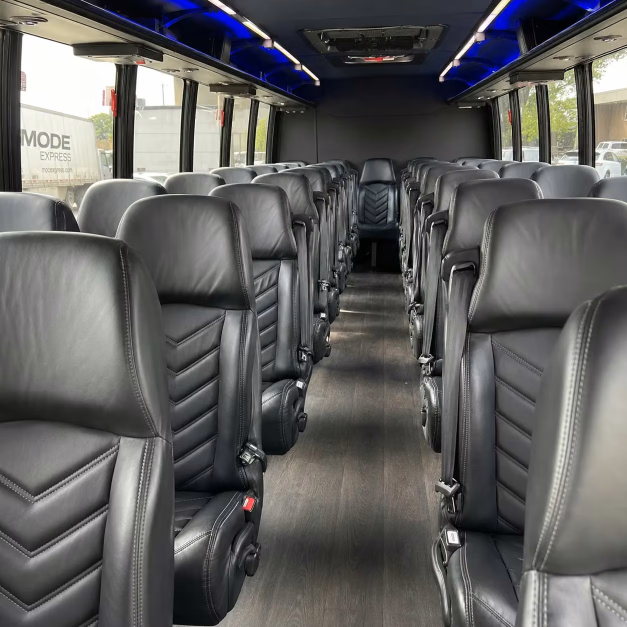 28 passenger minibus inside