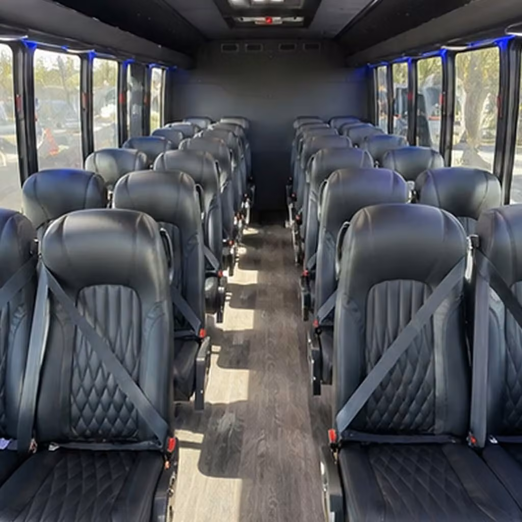 30 passenger minibus interior