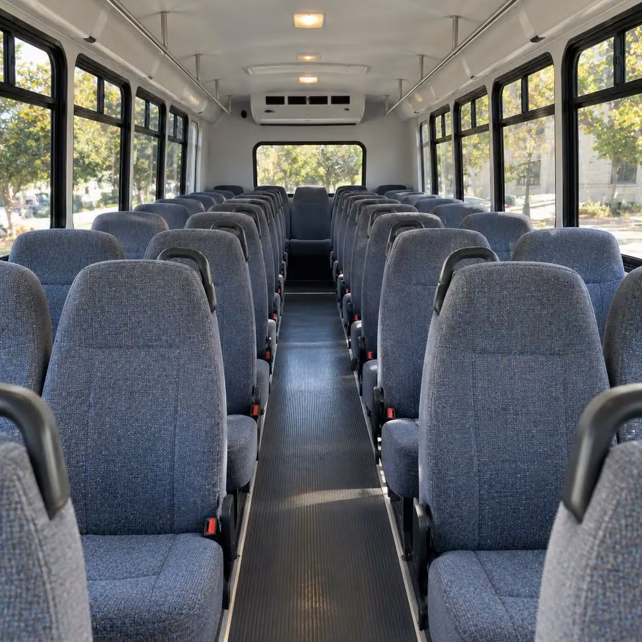 35 passenger minibus inside