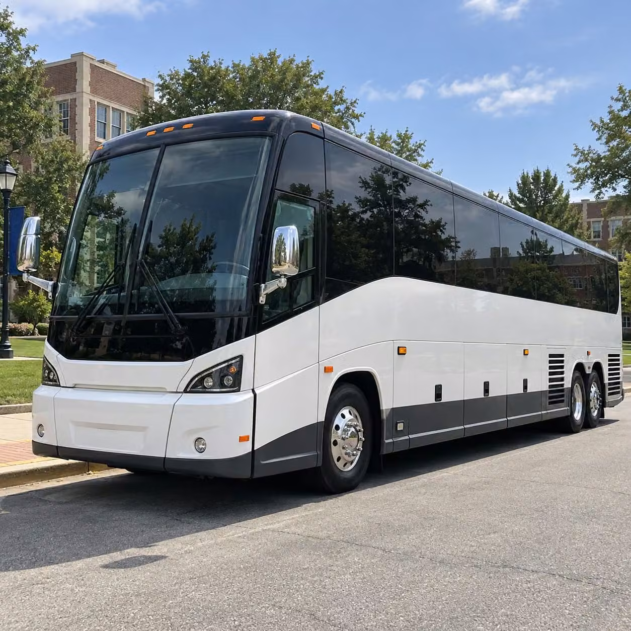 find charter bus rentals in pasadena for large prom groups