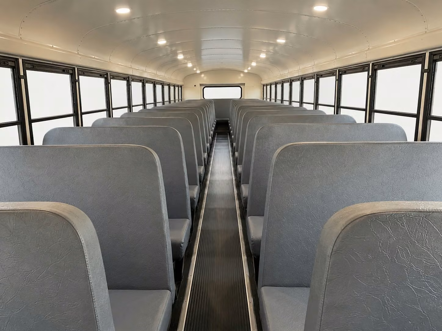school bus interior