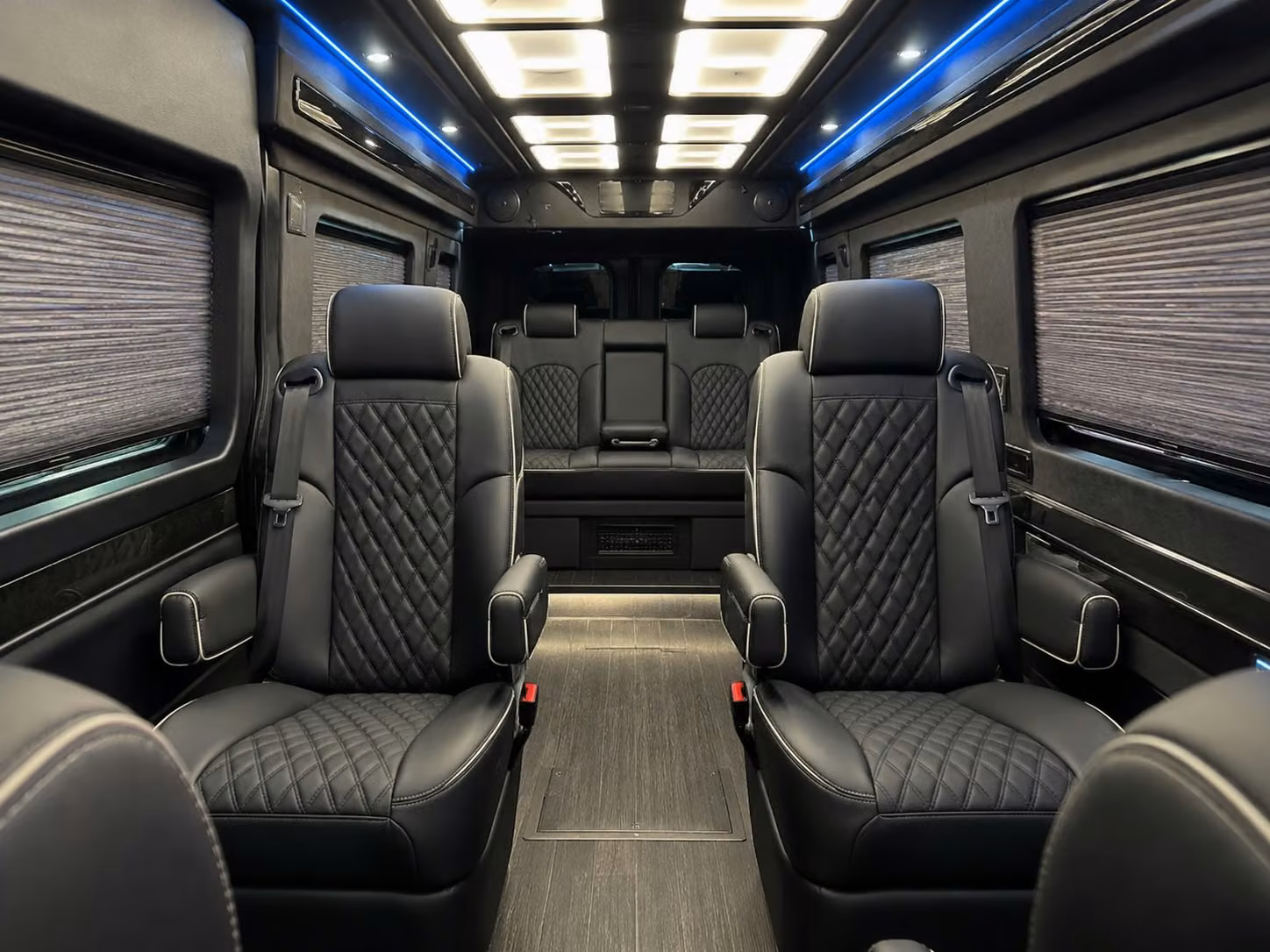 sprinter van with driver inside