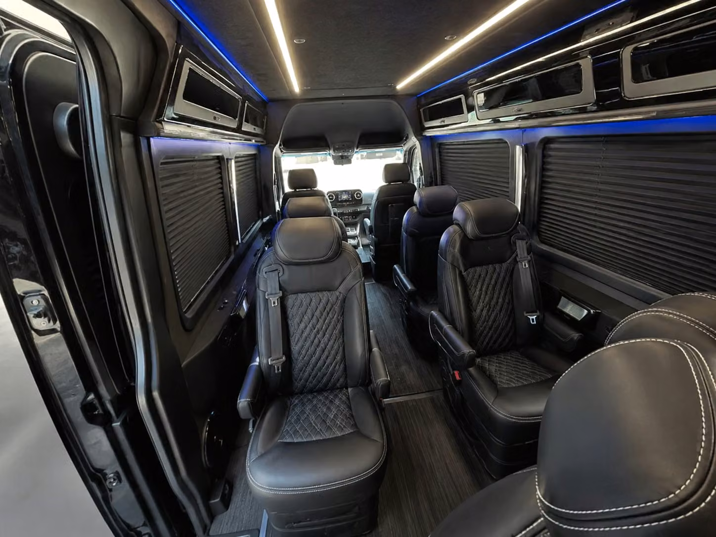 sprinter van with driver interior